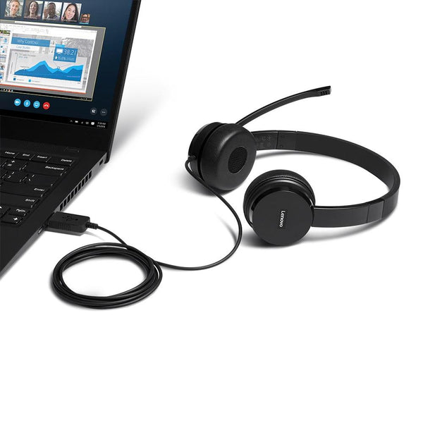 Lenovo 100 Stereo USB Headset