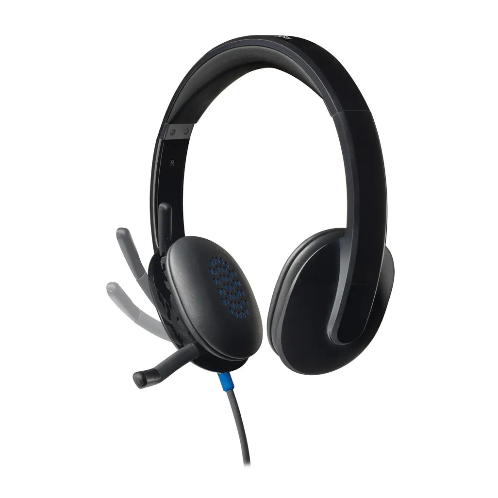 Logitech H540 USB Computer Headset with Noise-Cancelling Mic