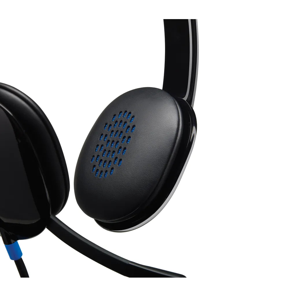 Logitech H540 USB Computer Headset with Noise-Cancelling Mic