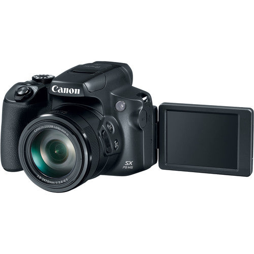 Canon PowerShot SX70 HS Bridge Camera 20.3MP - Black