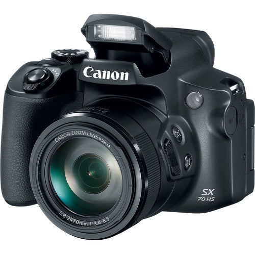 Canon PowerShot SX70 HS Bridge Camera 20.3MP - Black