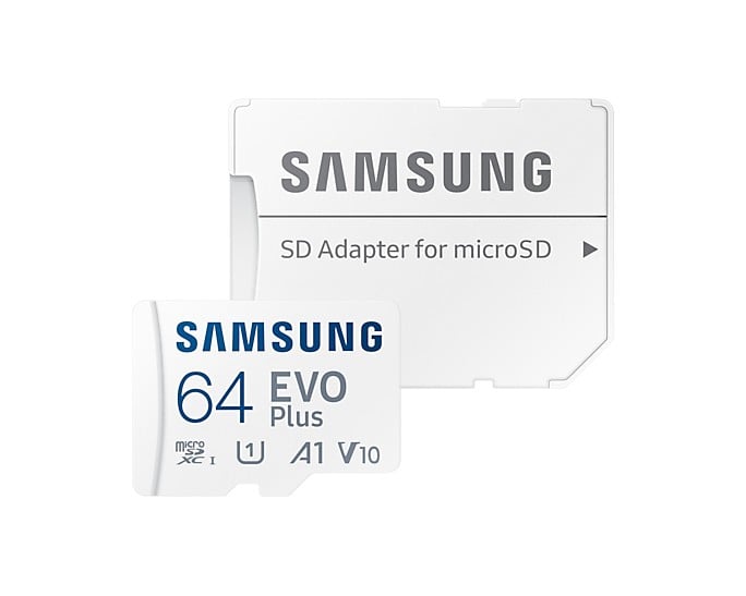 Samsung EVO Plus Memory Card 64GB MicroSDXC UHS-I Class