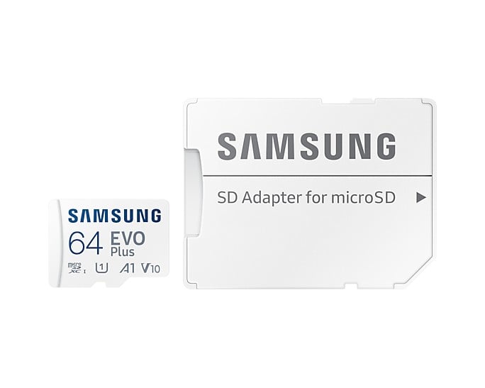 Samsung EVO Plus Memory Card 64GB MicroSDXC UHS-I Class
