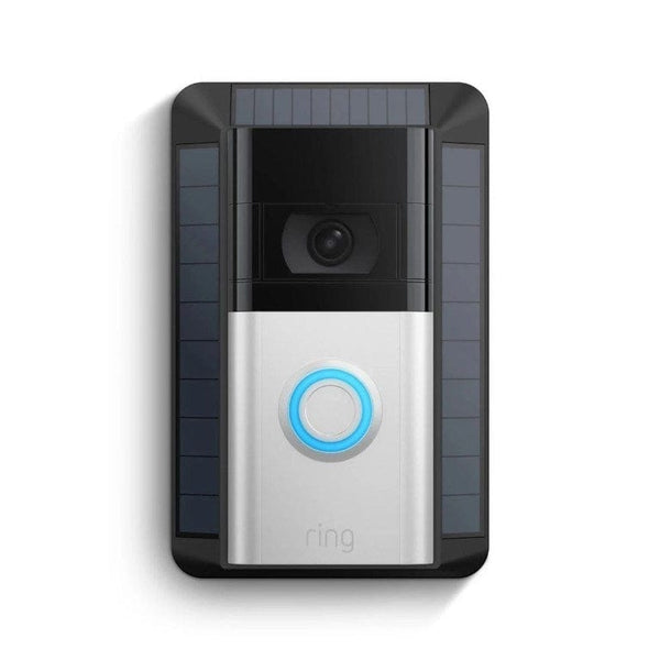 Ring Mountable Solar Charger for Ring Video Doorbell 3 and Video Doorbell 4 - Black