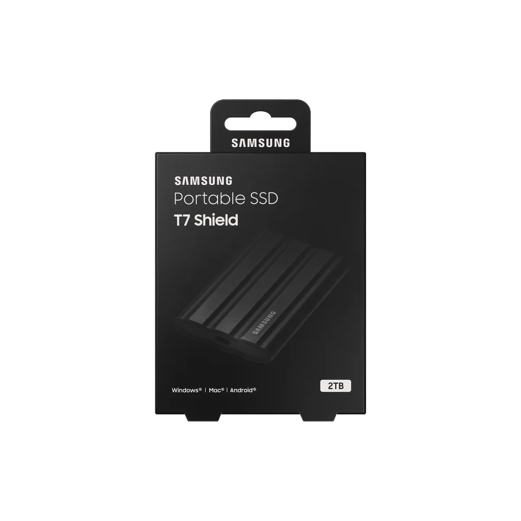Samsung T7 Shield 2TB External SSD - Black
