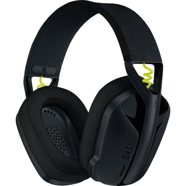 Logitech G G435 LIGHTSPEED Wireless Gaming Headset - Black,Yellow