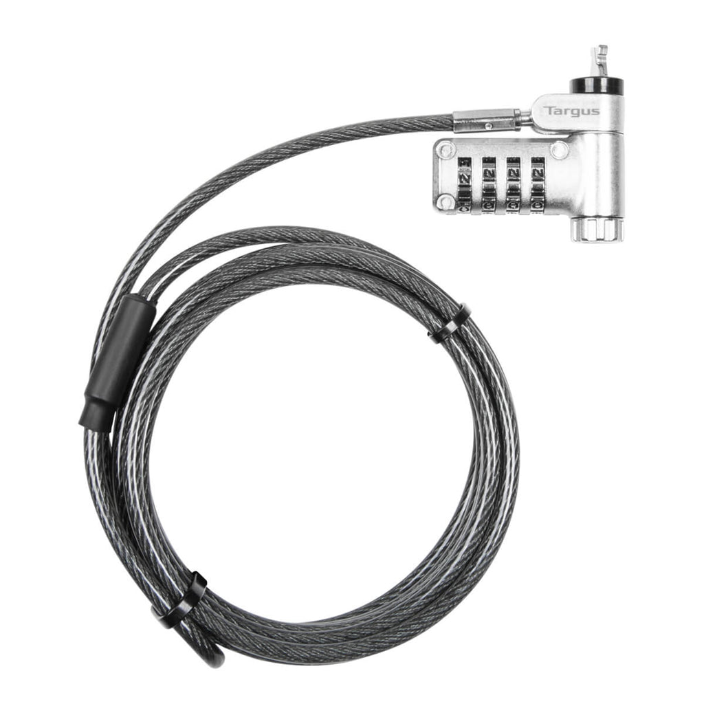 Targus DEFCON Ultimate Universal Resettable Combination Cable Lock with Slimline Lock Head