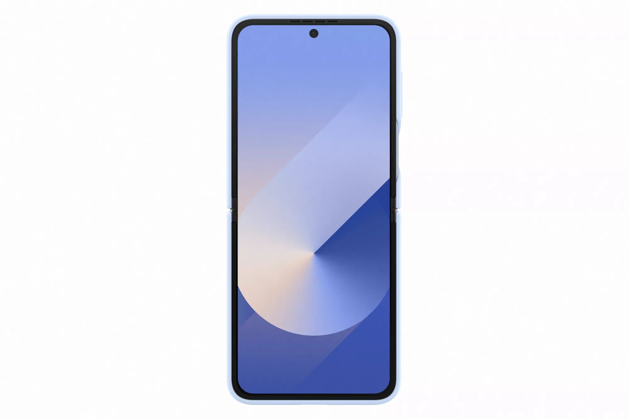 Samsung Silicone Case with Ring for Galaxy Z Flip6 - Blue