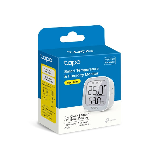 TP-Link Tapo T315 Smart 868MHz Temperature & Humidity Monitor