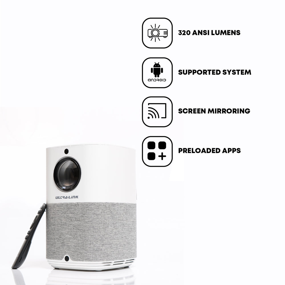 Ultra-Link PJ20 Portable Smart Projector