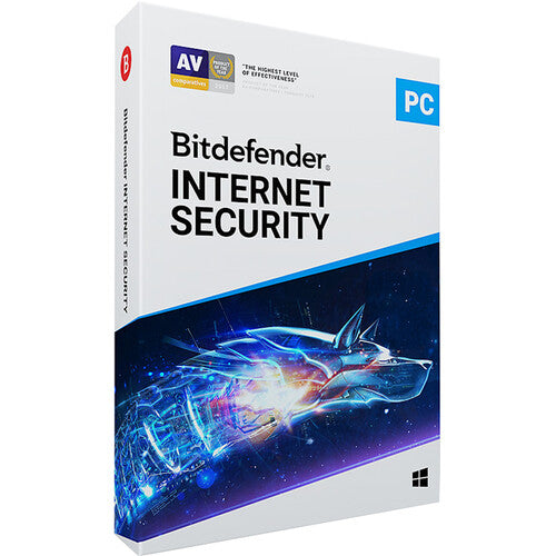 Bitdefender Internet Security  for 1 Windows Device 1 Year Subscription Email Delivery (ESD)