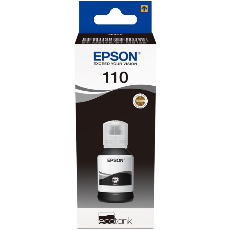 Epson 110 Ink Bottle EcoTank Original 120ml Single-pack - Black
