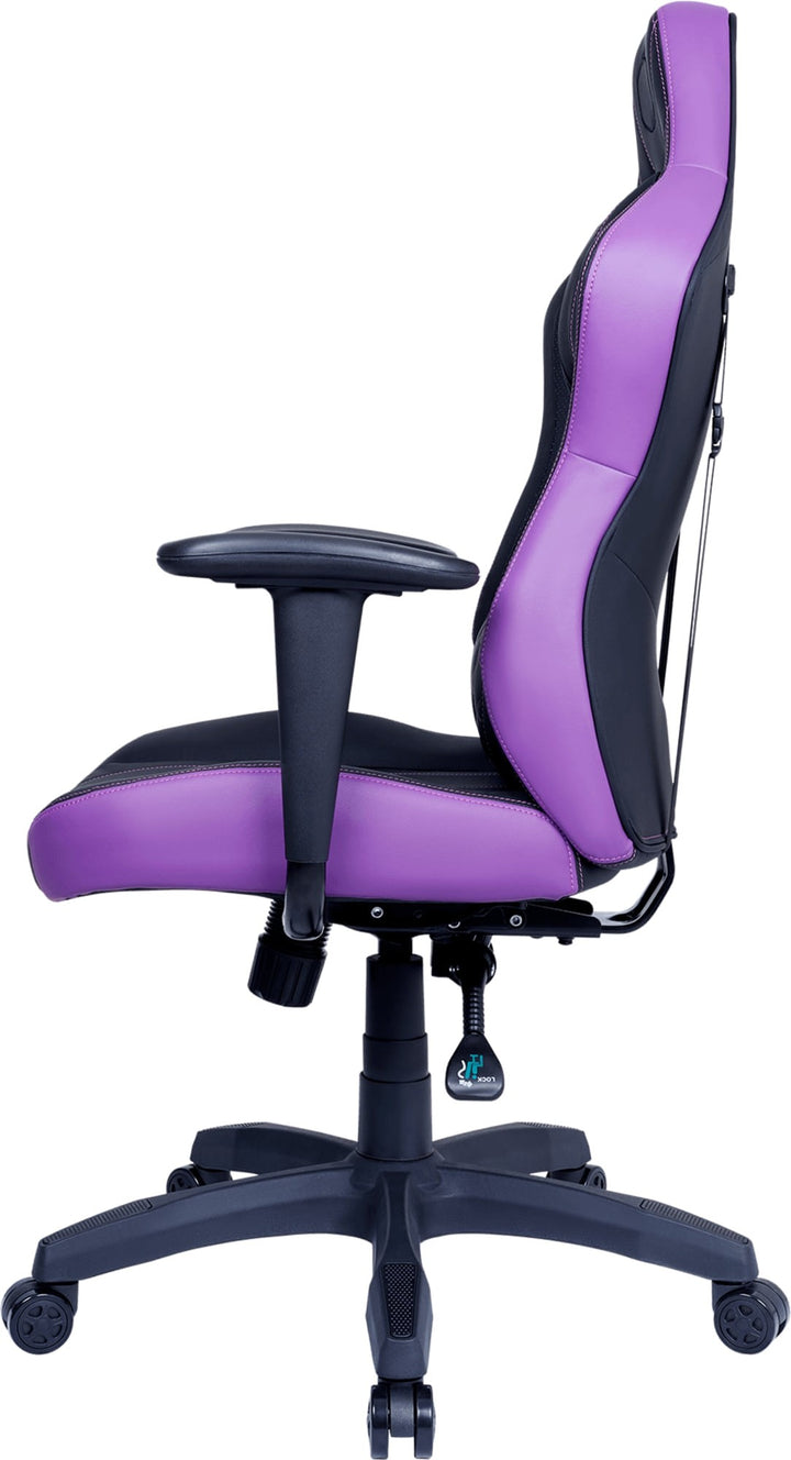 Cooler Master Caliber E1 Leatherette Black & Purple Gaming Chair