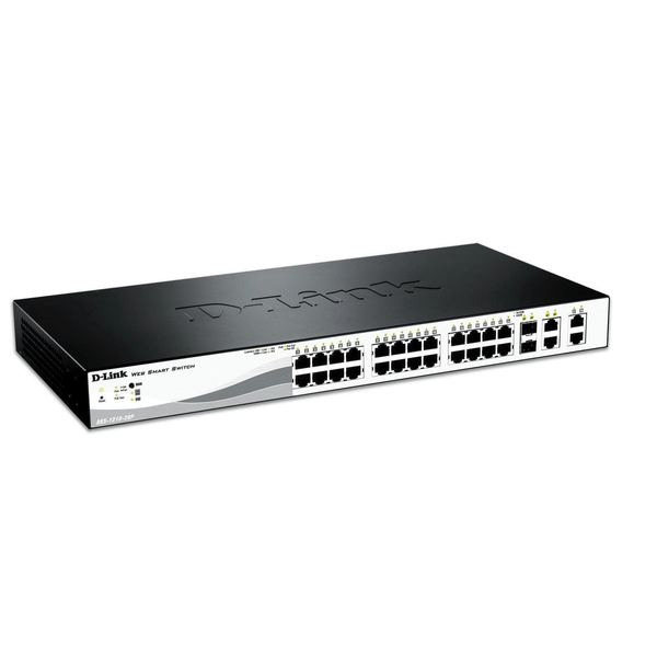 D-Link 24-Port Gigabit Smart Managed PoE Switch