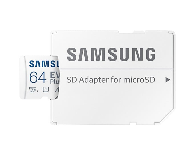 Samsung EVO Plus Memory Card 64GB MicroSDXC UHS-I Class