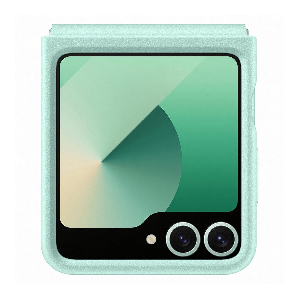 Samsung Vegan Leather Case for Galaxy Z Flip6 - Mint