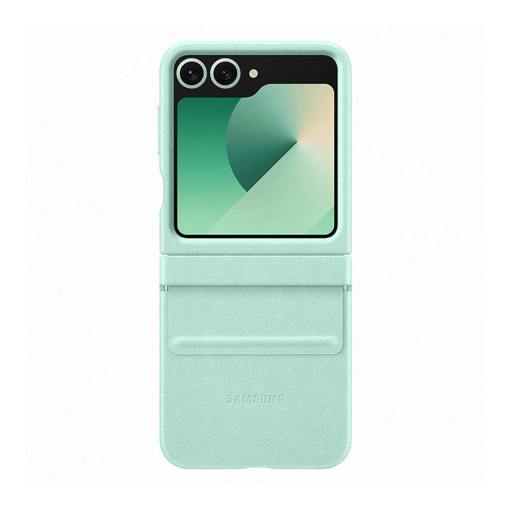 Samsung Vegan Leather Case for Galaxy Z Flip6 - Mint