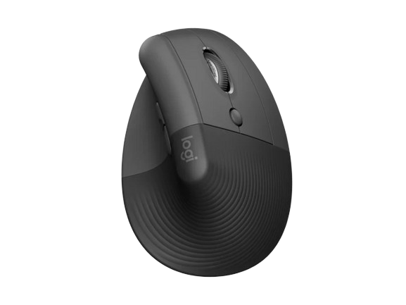 Logitech Lift Vertical Ergonomic Gaming Mouse R/H - Graphite