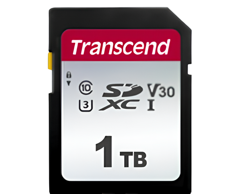Transcend 300S 1TB SDHC UHS-I Flash Memory Card