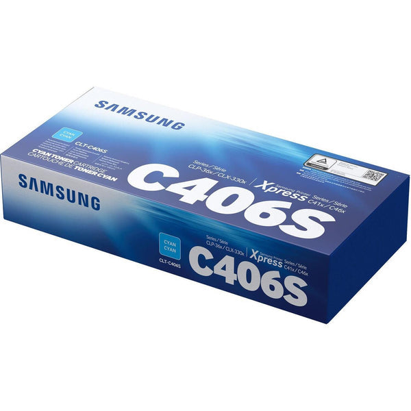 Samsung CLT-C406S Original Toner Cartridge - Cyan